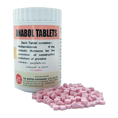 Anabol 5mg [Methandienone 5mg] Pink – 1000 Tabs – British Dispensary